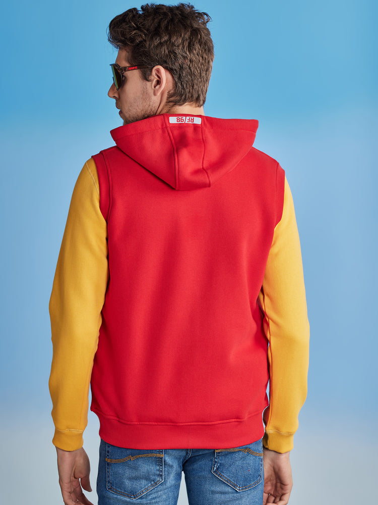 Red Plain Sweatshirt