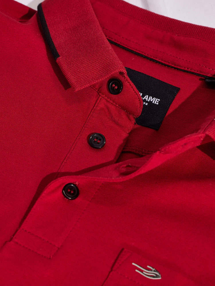 Cotton Stretch Pique Polo