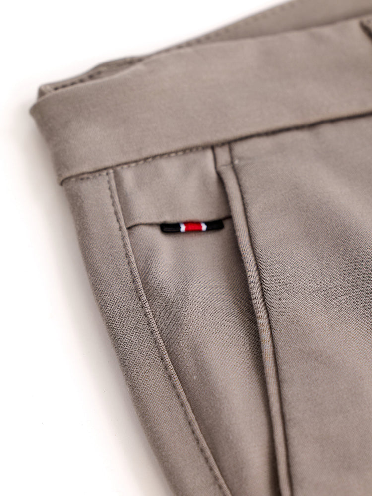 Light Teal Grey Ultra Slim Fit Stretch Trouser