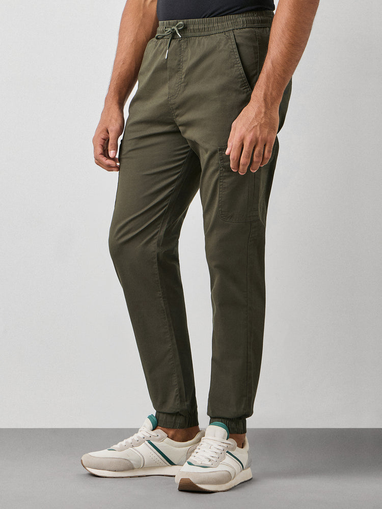 Twill Cargo Jogger