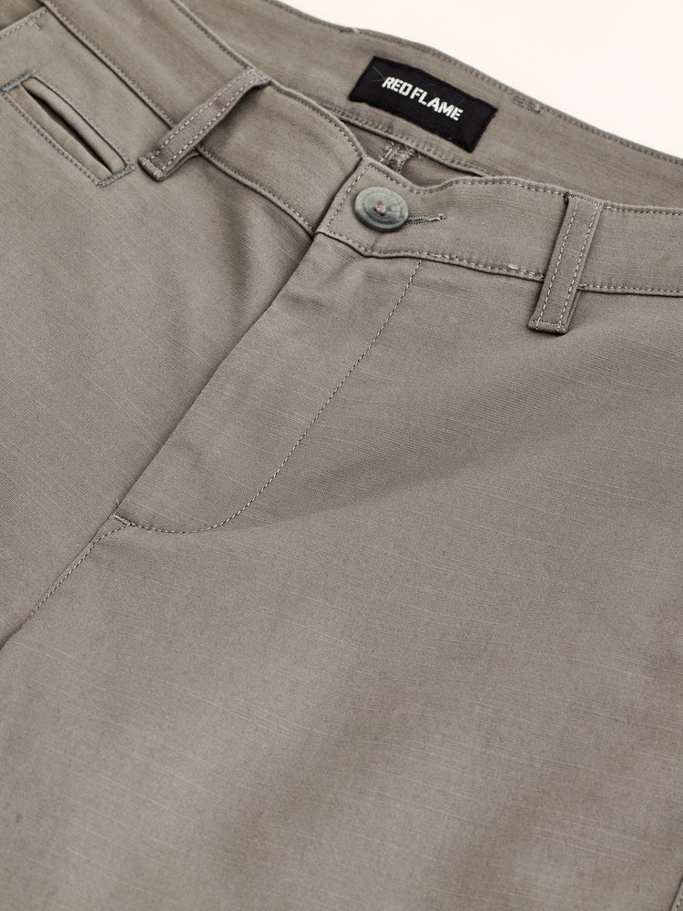 Grey Stretch Slim Fit Trouser