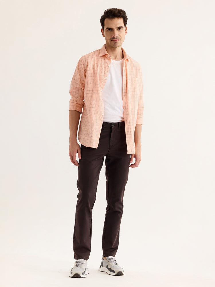 Grey Stretch Slim Fit Trouser