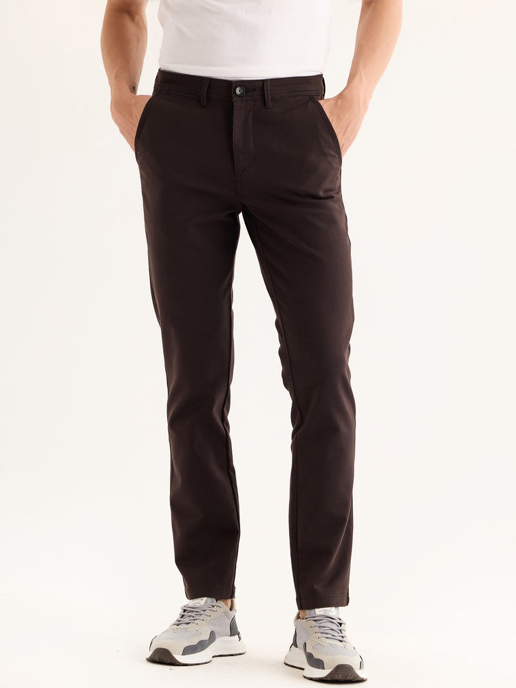 Grey Stretch Slim Fit Trouser