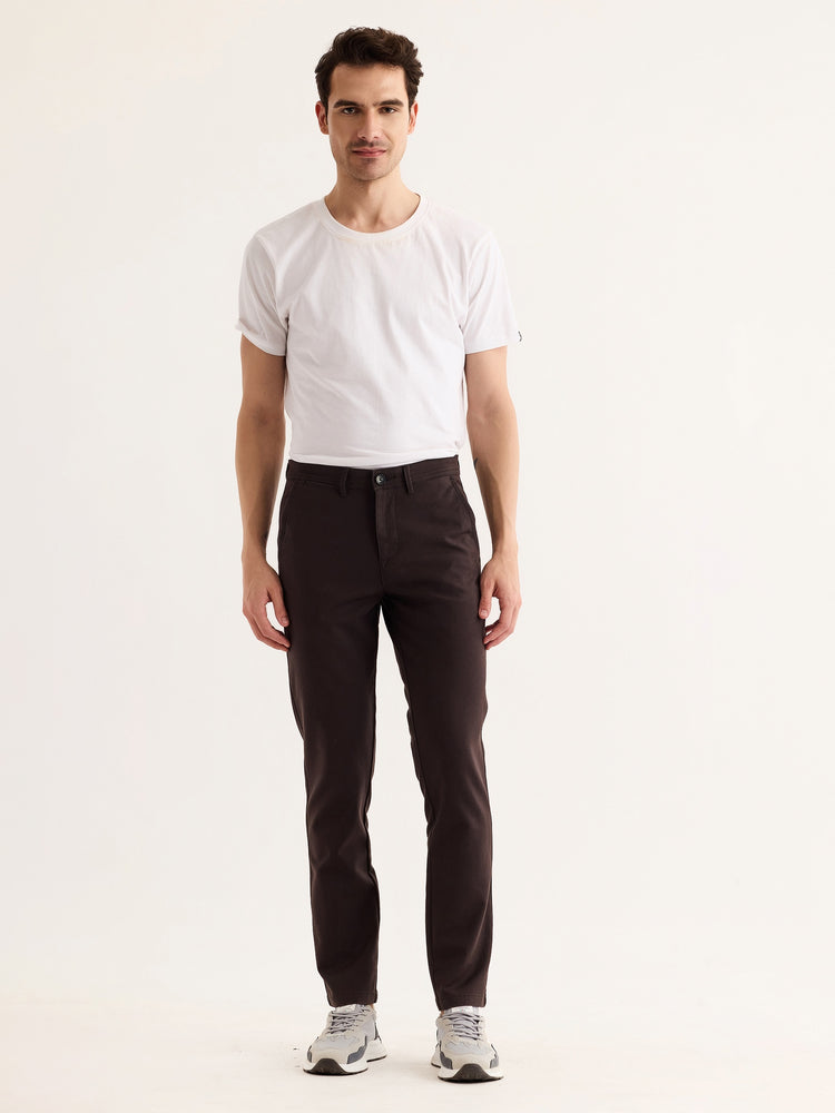 Grey Stretch Slim Fit Trouser