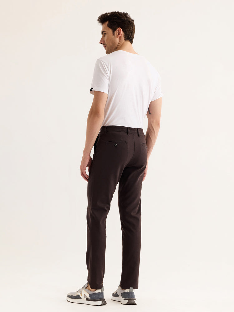 Grey Stretch Slim Fit Trouser