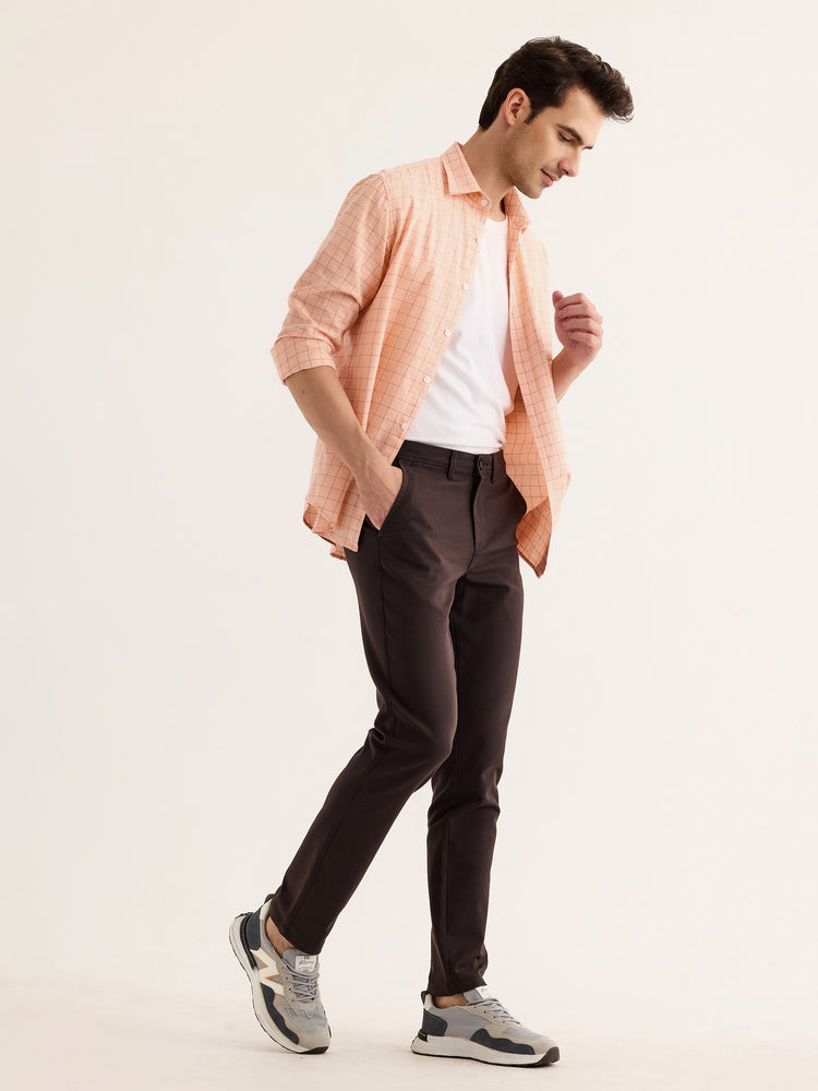 Grey Stretch Slim Fit Trouser