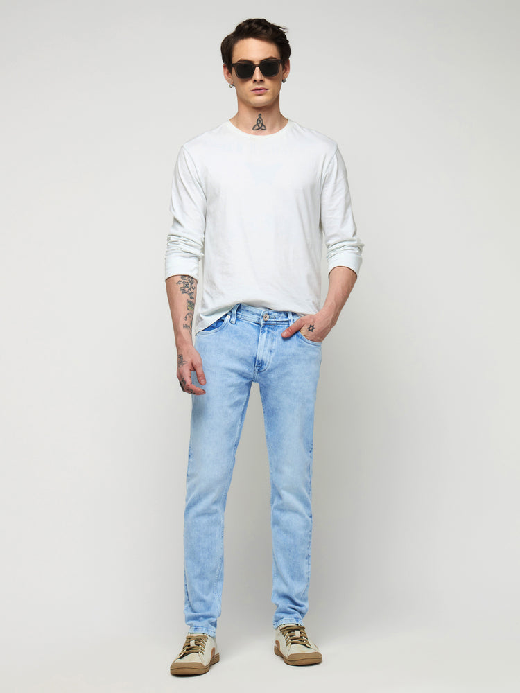 Slim Fit Light Wash Jeans