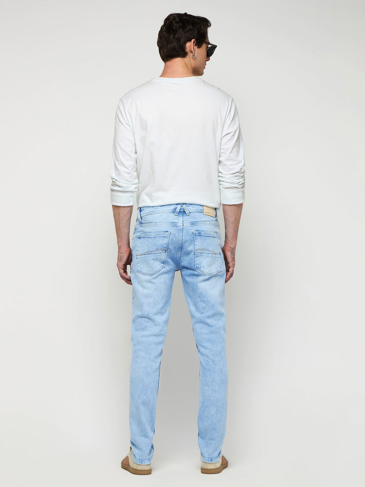 Slim Fit Light Wash Jeans
