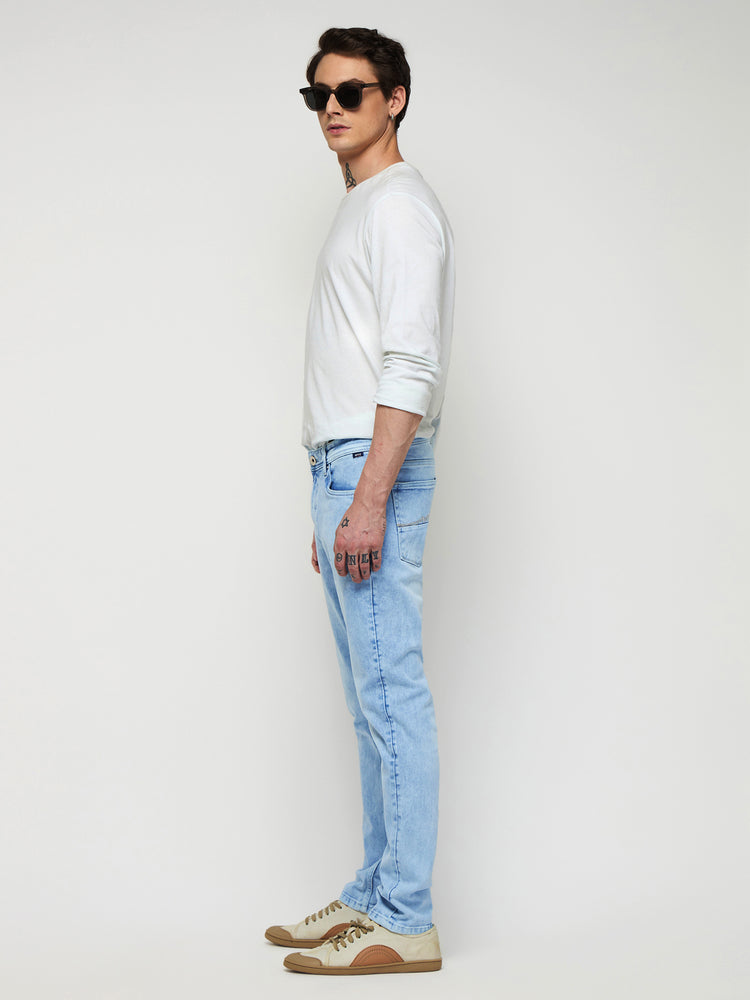 Slim Fit Light Wash Jeans