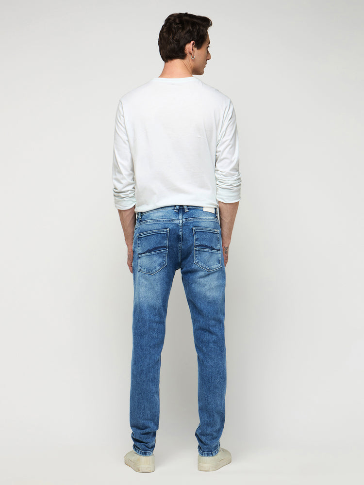 Slim Fit Medium Wash Jeans