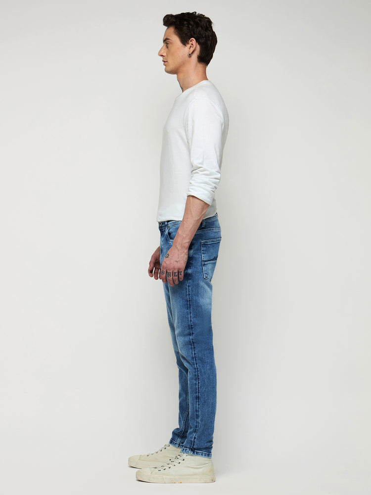 Slim Fit Medium Wash Jeans