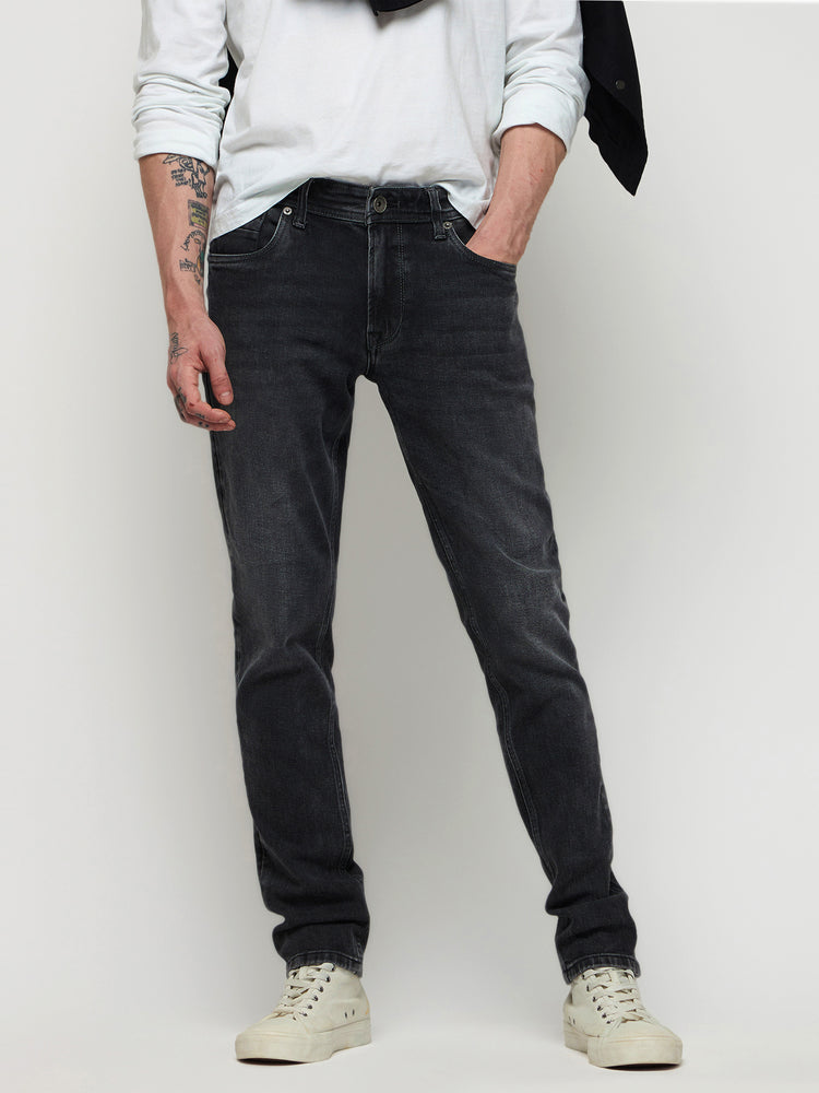 Slim Fit Dark Wash Jeans