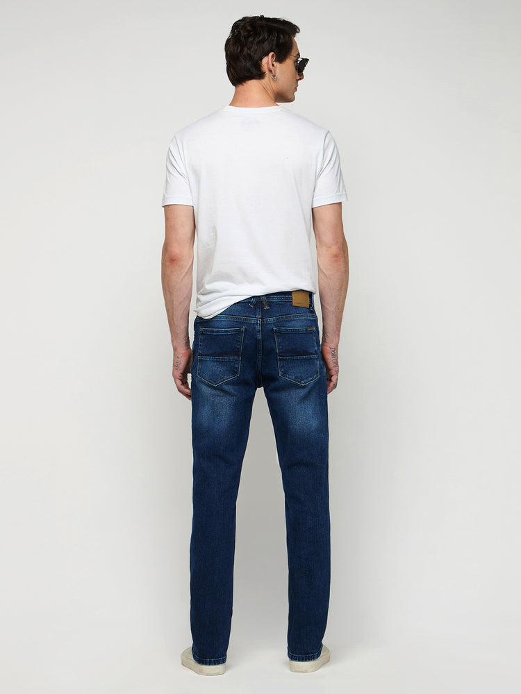 Relaxed Fit Medium Wash Jeans