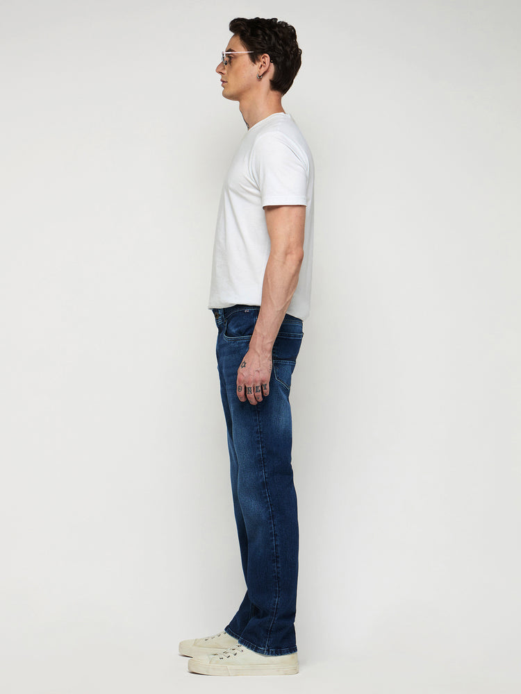 Relaxed Fit Medium Wash Jeans