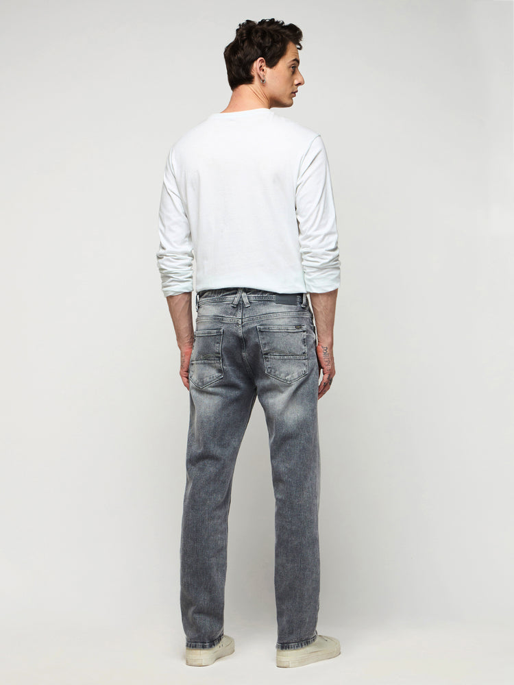 Relaxed Fit Light Wash Jeans