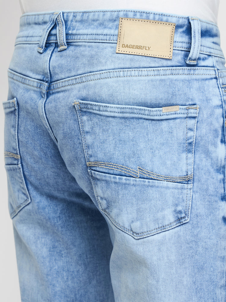Straight Fit Light Wash Jeans