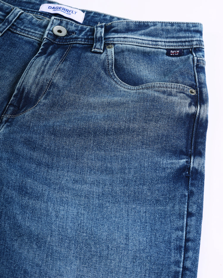 Straight Fit Medium Wash Jeans
