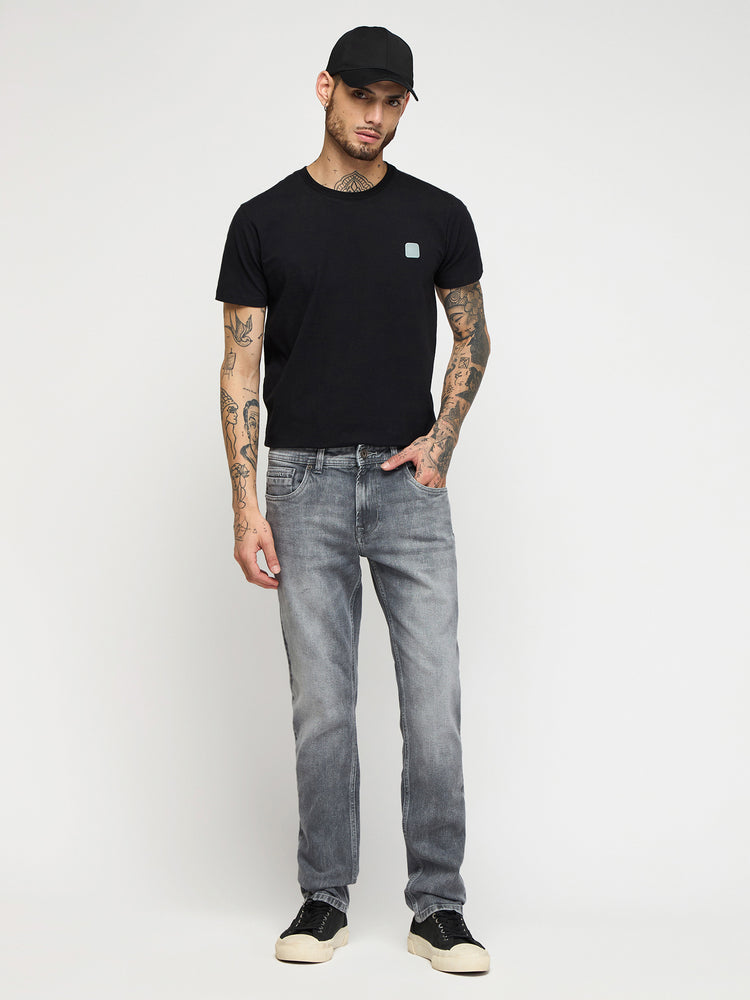 Straight Fit Medium Wash Jeans