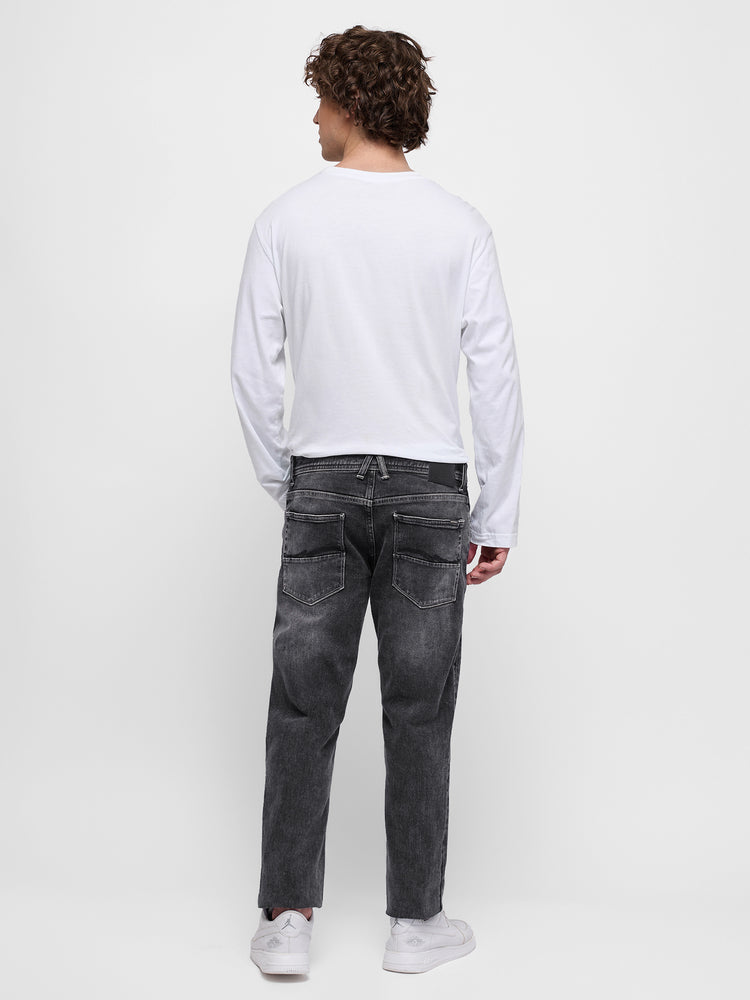 Straight Fit Medium Wash Jeans
