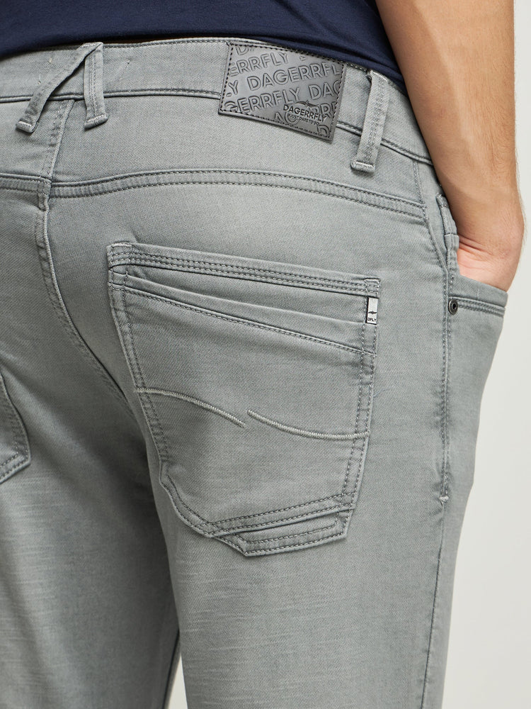 Tapered Fit Light Wash Jeans