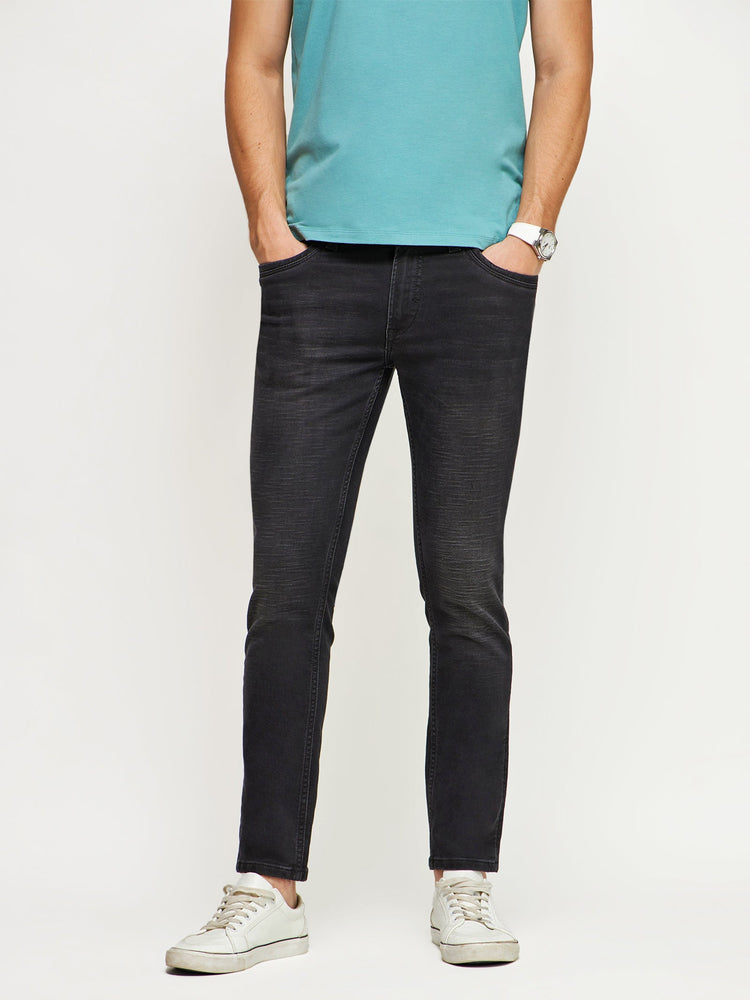 Tapered Fit Light Wash Jeans