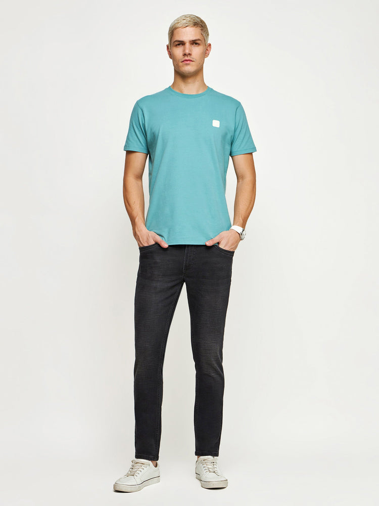 Tapered Fit Light Wash Jeans