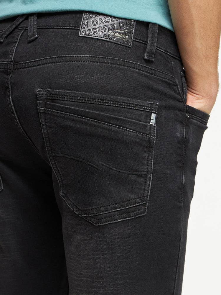 Tapered Fit Light Wash Jeans