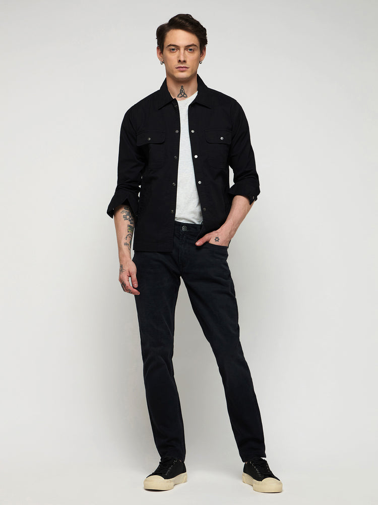Slim Fit Dark Wash Jeans
