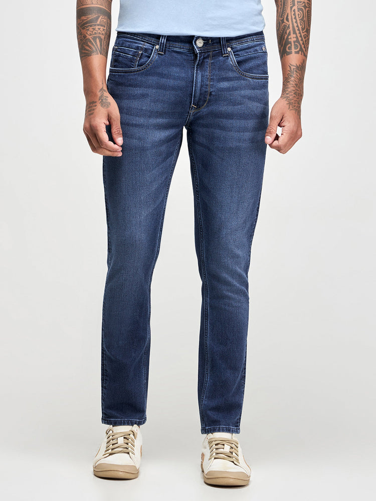 Slim Fit Dark Wash Jeans