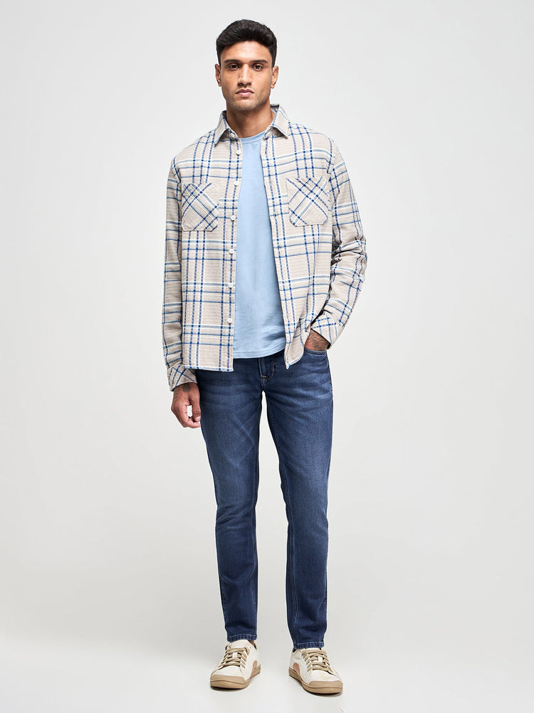 Slim Fit Dark Wash Jeans