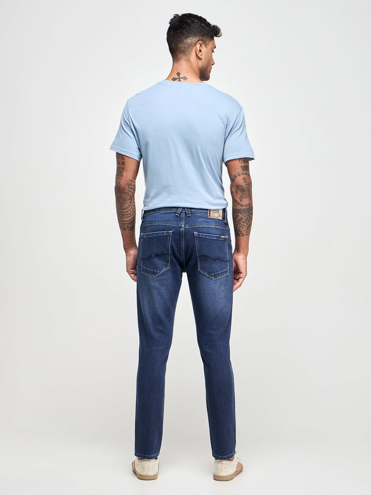 Slim Fit Dark Wash Jeans