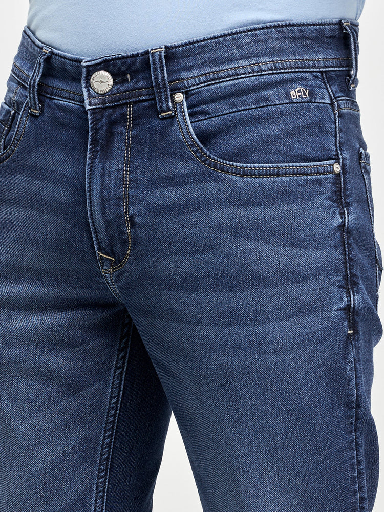 Slim Fit Dark Wash Jeans