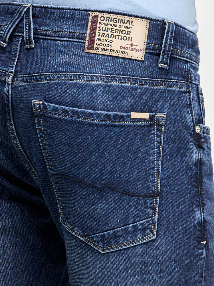Slim Fit Dark Wash Jeans