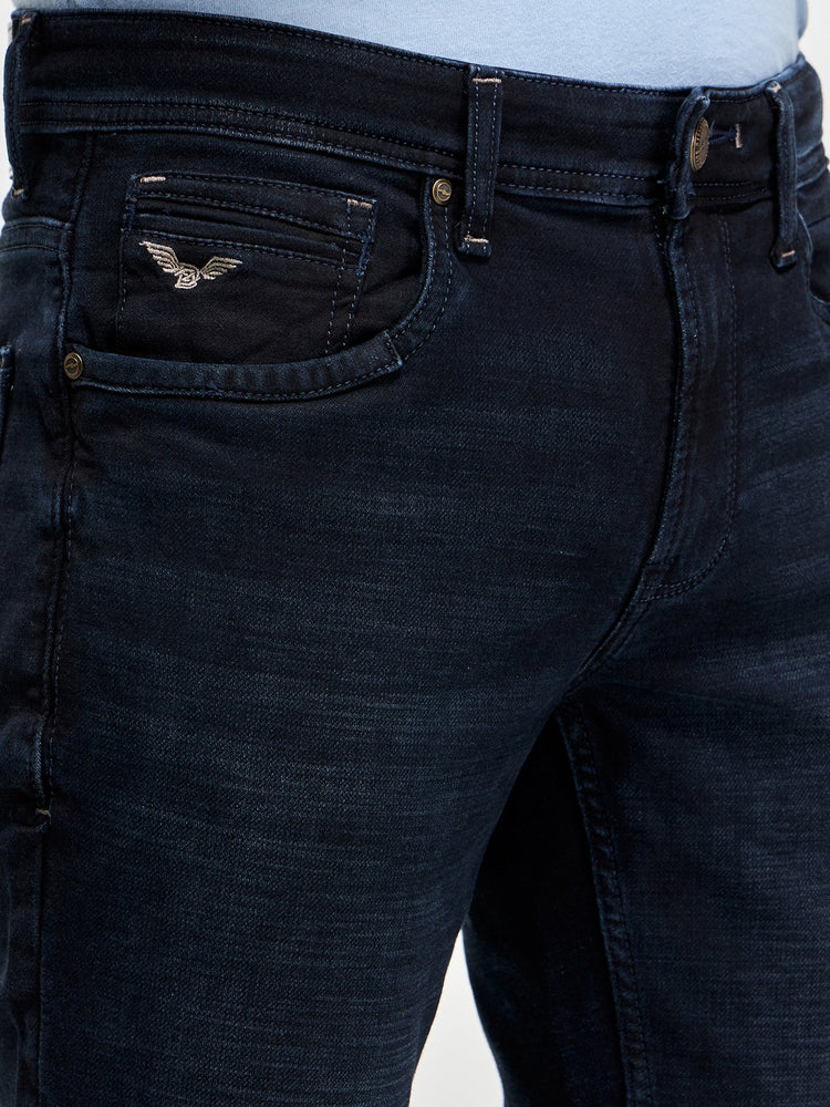Straight Fit Dark Wash Jeans