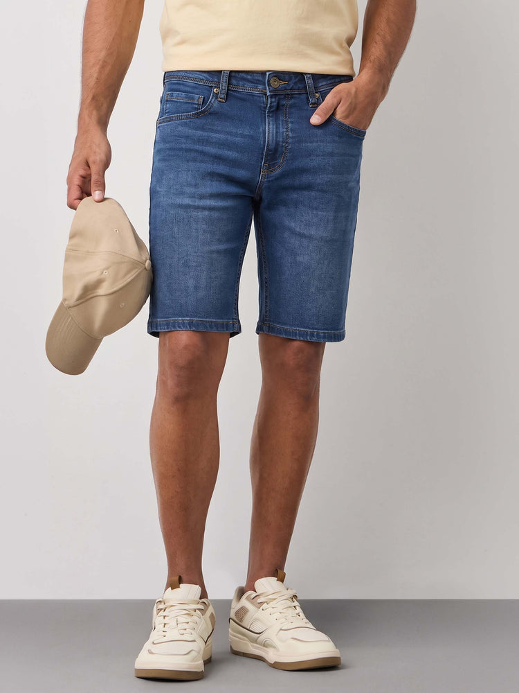 Blue Denim Shorts