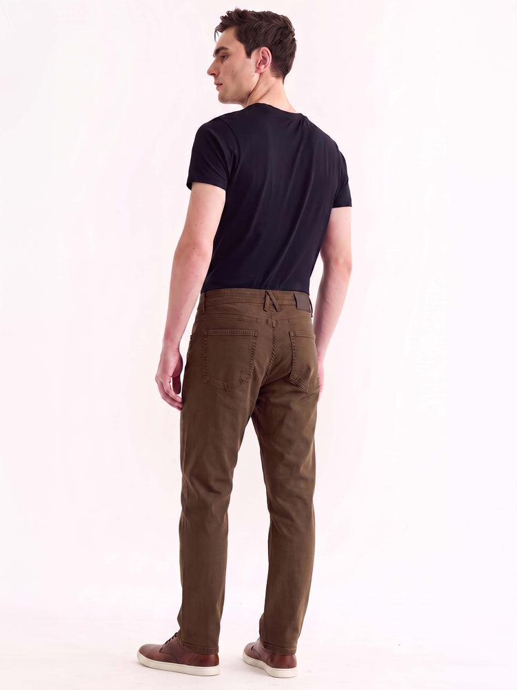 Dark Brown Slim Fit Jeans