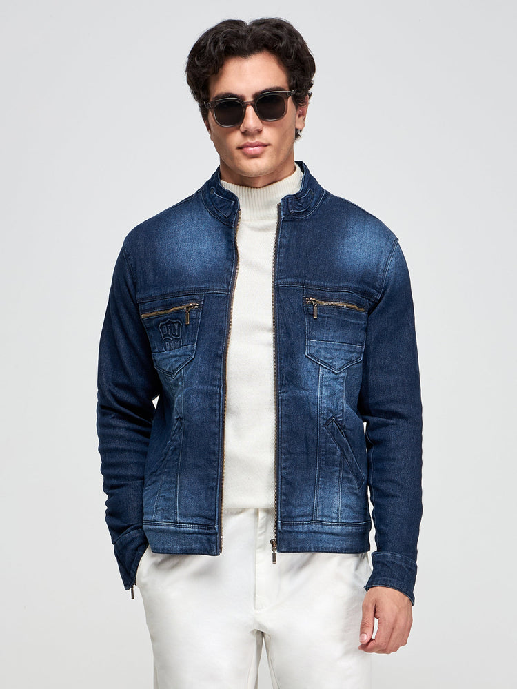 Zipped Denim Jacket
