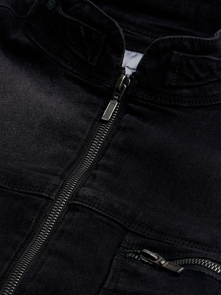 Zipped Denim Jacket