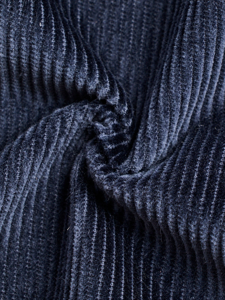 Navy Corduroy Over Shirt
