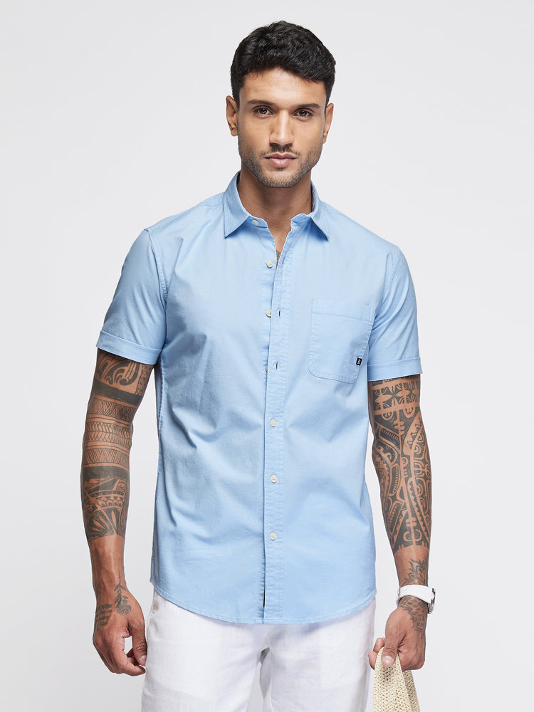 Oxford Stretch Short Sleeve Shirt