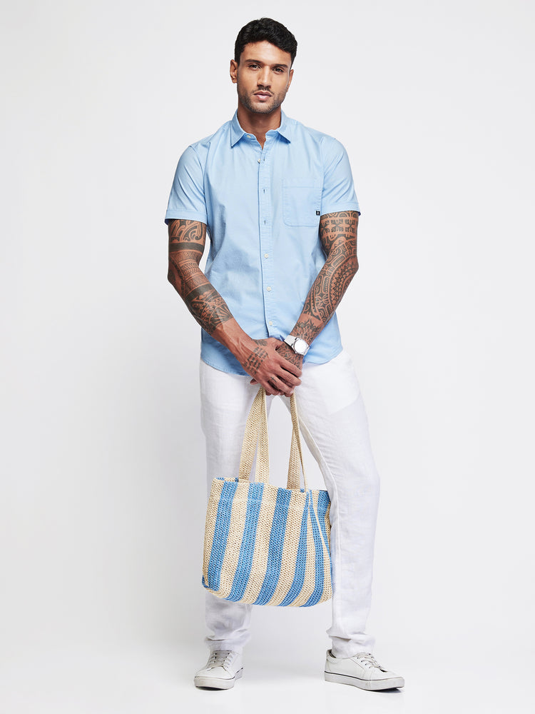 Oxford Stretch Short Sleeve Shirt