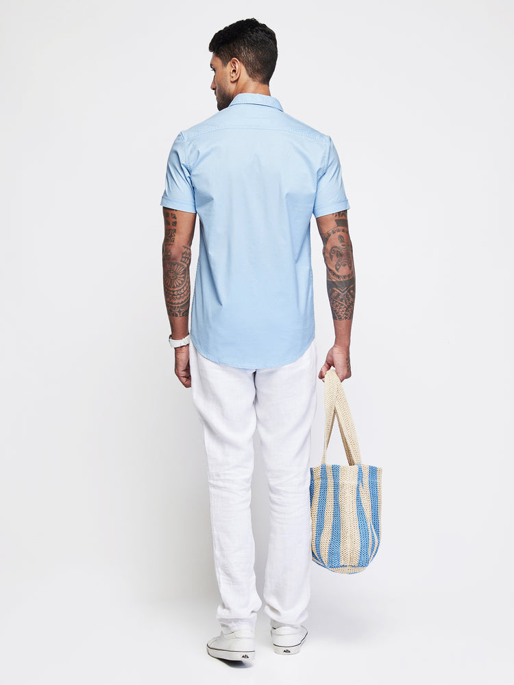 Oxford Stretch Short Sleeve Shirt