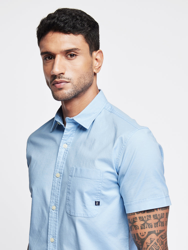 Oxford Stretch Short Sleeve Shirt