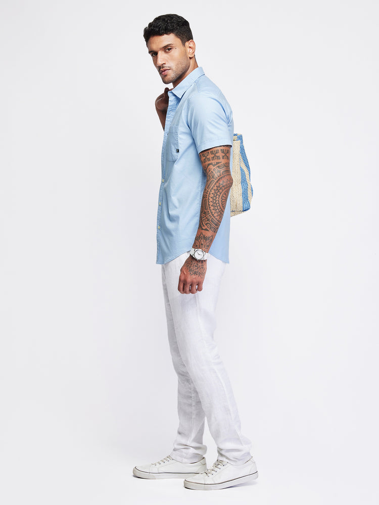 Oxford Stretch Short Sleeve Shirt