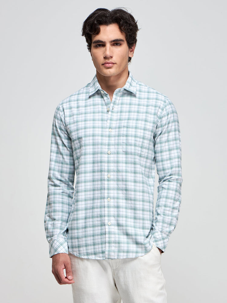 Pure Cotton Checked Shirt