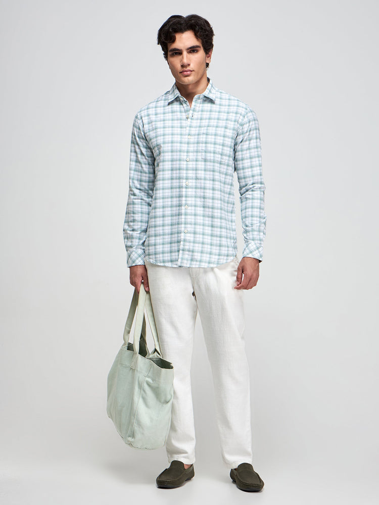 Pure Cotton Checked Shirt