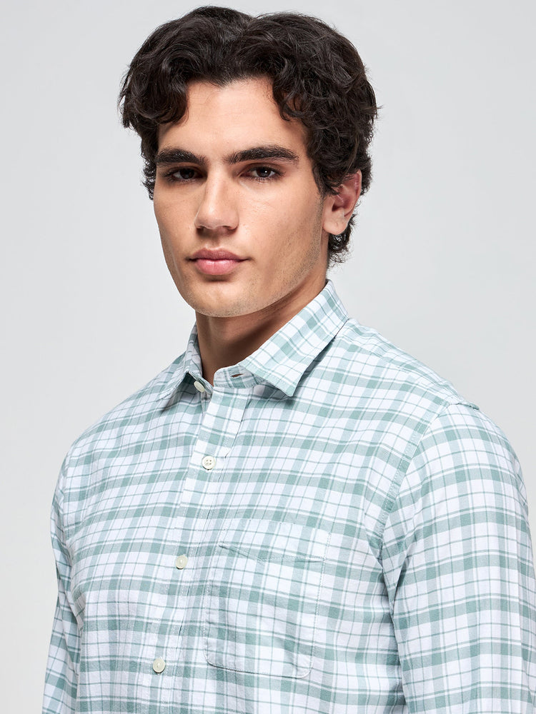 Pure Cotton Checked Shirt