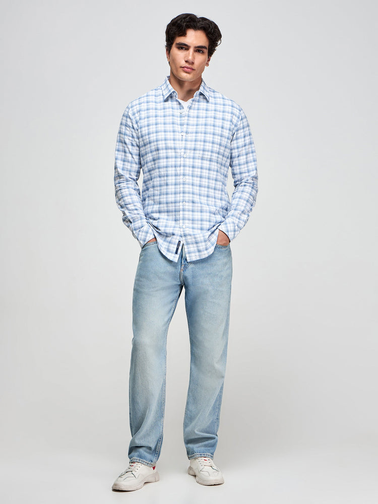 Pure Cotton Checked Shirt