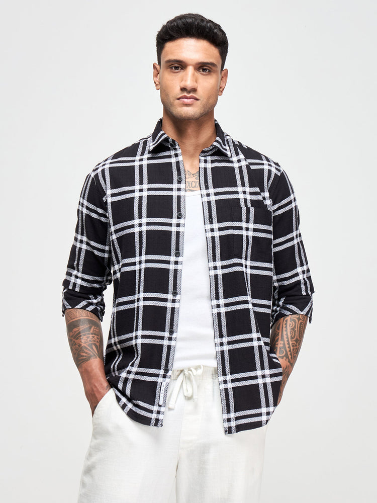 Pure Cotton Checked Shirt