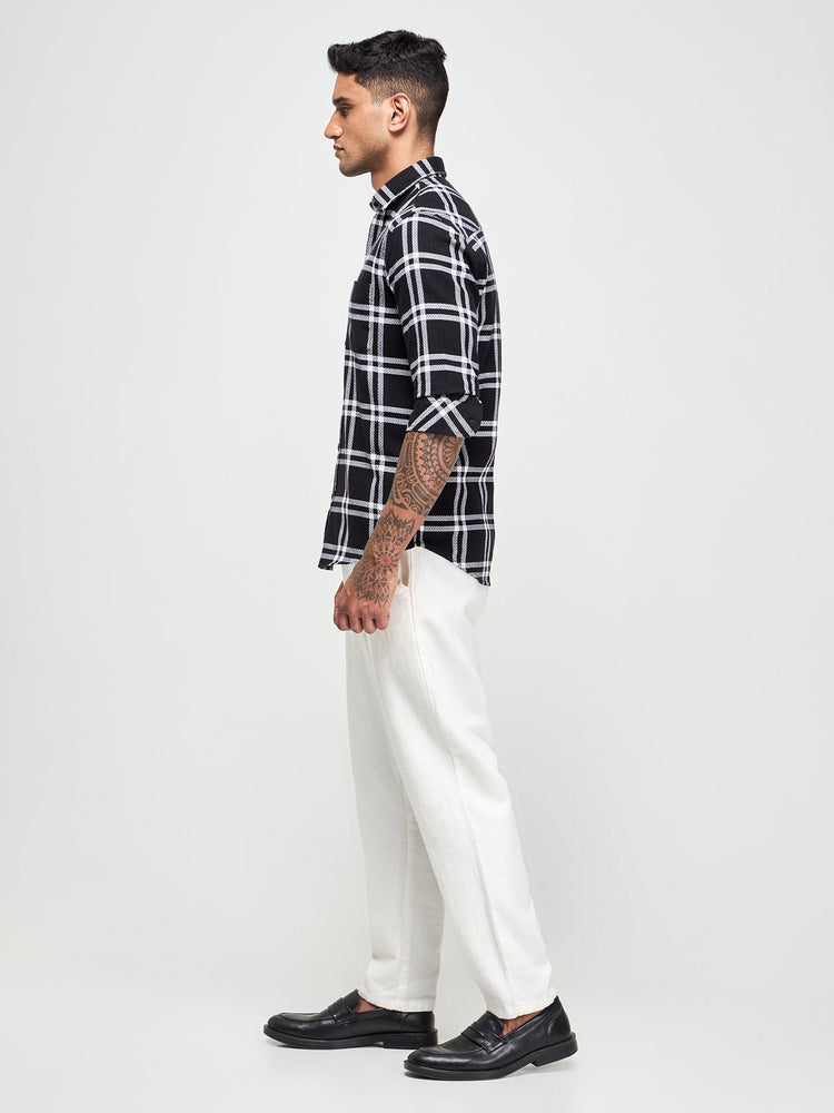 Pure Cotton Checked Shirt